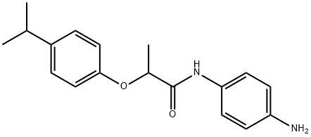 N-(4-Aminophenyl)-2-(4-isopropylphenoxy)-propanamide Struktur