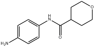 N-(4-Aminophenyl)tetrahydro-2H-pyran-4-carboxamide Struktur