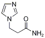 3-(1H-IMIDAZOL-1-YL)PROPANAMIDE, , 结构式