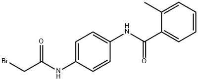 N-{4-[(2-Bromoacetyl)amino]phenyl}-2-methylbenzamide Struktur
