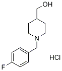 4-piperidinemethanol, 1-[(4-fluorophenyl)methyl]- Structure