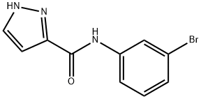 N-(3-Bromophenyl)-1H-pyrazole-3-carboxamide Struktur