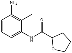 N-(3-Amino-2-methylphenyl)tetrahydro-2-furancarboxamide Struktur