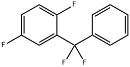 2-(Difluorophenylmethyl)-1,4-difluorobenzene Struktur