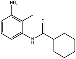 N-(3-Amino-2-methylphenyl)cyclohexanecarboxamide Structure