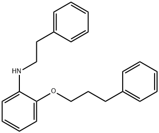 N-Phenethyl-2-(3-phenylpropoxy)aniline Struktur