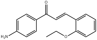 (2E)-1-(4-aminophenyl)-3-(2-ethoxyphenyl)prop-2-en-1-one Struktur