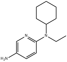 N2-Cyclohexyl-N2-ethyl-2,5-pyridinediamine Struktur