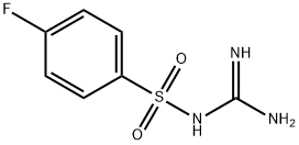 N-[Amino(imino)methyl]-4-fluorobenzenesulfonamide Struktur