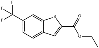 Ethyl  6-(Trifluoromethyl)-1-benzothiophene-2-carboxylate Structure