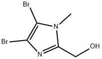 (4,5-二溴-1-甲基-1H-咪唑-2-基)甲醇, 881997-90-6, 结构式