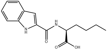 N-(1H-Indol-2-ylcarbonyl)norleucine Struktur