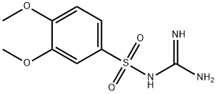N-[Amino(imino)methyl]-3,4-dimethoxybenzenesulfonamide Struktur