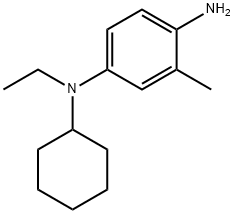 N-4-Cyclohexyl-N-4-ethyl-2-methyl-1,4-benzenediamine Struktur
