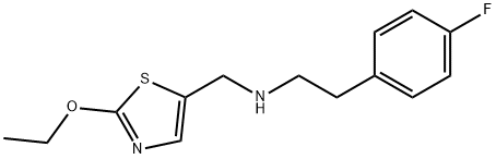 N-[(2-Ethoxy-1,3-thiazol-5-yl)methyl]-2-(4-fluorophenyl)ethanamine hydrochloride Struktur