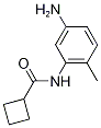 N-(5-amino-2-methylphenyl)cyclobutanecarboxamide Struktur