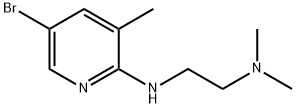N1-(5-Bromo-3-methyl-2-pyridinyl)-N2,N2-dimethyl-1,2-ethanediamine Struktur