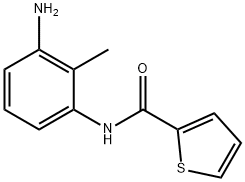 N-(3-Amino-2-methylphenyl)-2-thiophenecarboxamide Struktur