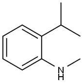 2-异丙基-N-甲基苯胺, 7117-18-2, 结构式