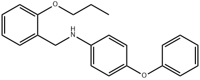 4-Phenoxy-N-(2-propoxybenzyl)aniline Structure