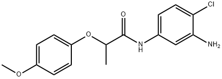 N-(3-Amino-4-chlorophenyl)-2-(4-methoxyphenoxy)-propanamide Structure