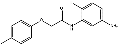 N-(5-Amino-2-fluorophenyl)-2-(4-methylphenoxy)-acetamide Structure