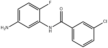 N-(5-Amino-2-fluorophenyl)-3-chlorobenzamide Structure