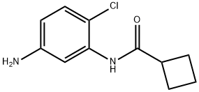 N-(5-Amino-2-chlorophenyl)cyclobutanecarboxamide Struktur