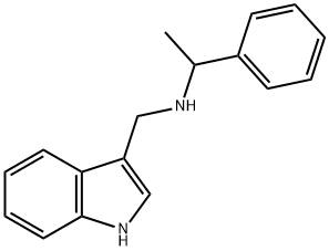 N-(1H-Indol-3-ylmethyl)-1-phenylethanamine Struktur