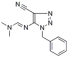 N'-(1-Benzyl-4-cyano-1H-1,2,3-triazol-5-yl)-N,N-dimethylimidoformamide Struktur