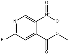 Methyl 2-bromo-5-nitropyridine-4-carboxylate, 2-Bromo-4-(methoxycarbonyl)-5-nitropyridine|Methyl 2-bromo-5-nitropyridine-4-carboxylate, 2-Bromo-4-(methoxycarbonyl)-5-nitropyridine
