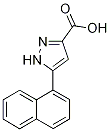 5-Naphth-1-yl-1H-pyrazole-3-carboxylic acid Struktur