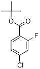 (tert-Butyl) 4-chloro-2-fluorobenzoate 97% Struktur