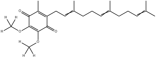 辅酶Q10-D6, 1331655-96-9, 结构式