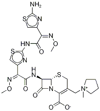 N-[2-AMino-α-(MethoxyiMino)-4-thiazoleacetyl] CefepiMe
(CefepiMe IMpurity B) Struktur
