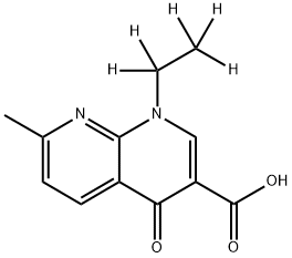 Nalidixic Acid-d5 Struktur