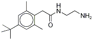 N-(2-AMinoethyl)-4-(1,1-diMethylethyl)-2,6-diMethylbenzeneacetaMide-d4 Struktur