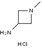 3-アミノ-1-N-メチル-アゼチジン二塩酸塩 化学構造式