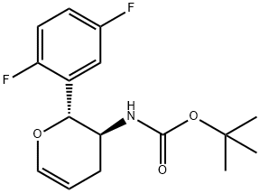tert-butyl [(2R,3S)-2-(2,5-difluorophenyl)-3,4-dihydro-2H-pyran-3-yl]carbaMate