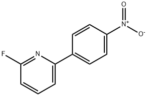 2-fluoro-6-(4-nitrophenyl)pyridine Struktur