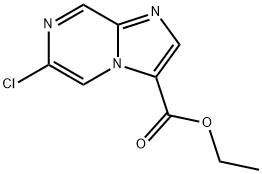 ethyl 6-chloroiMidazo[1,2-a]pyrazine-3-carboxylate Structure