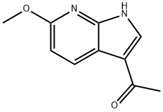 3-Acetyl-6-Methoxy-7-azaindole Struktur