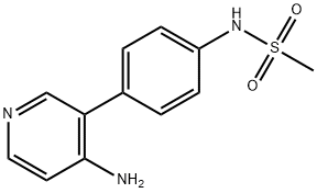 N-(4-(4-aMinopyridin-3-yl)phenyl)MethanesulfonaMide Struktur