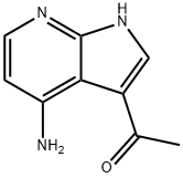 3-Acetyl-4-aMino-7-azaindole Struktur