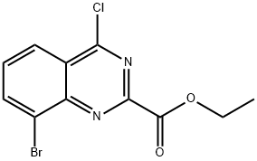 Ethyl 8-bromo-4-chloroquinazoline-2-carboxylate Structure