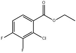 Ethyl 2-chloro-3,4-difluorobenzoate Struktur