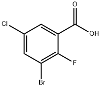 Benzoic acid, 3-broMo-5-chloro-2-fluoro-