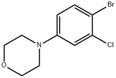 4-BroMo-3-chloro-1-Morpholinobenzene, 1279027-86-9, 结构式