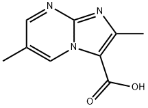 2,6-diMethyliMidazo[1,2-a]pyriMidine-3-carboxylic acid Struktur