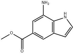 7-AMinoindole-5-carboxylic acid Methyl ester Struktur